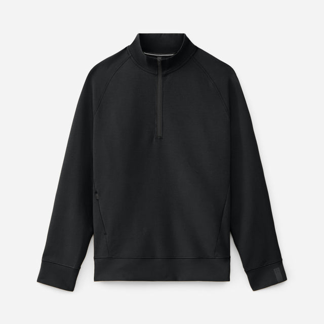 Midweight Tech Mockneck - Black