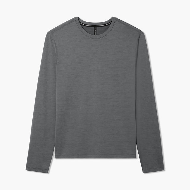 Interval Long Sleeve Shirt - Iron - Iron/Long Sleeve