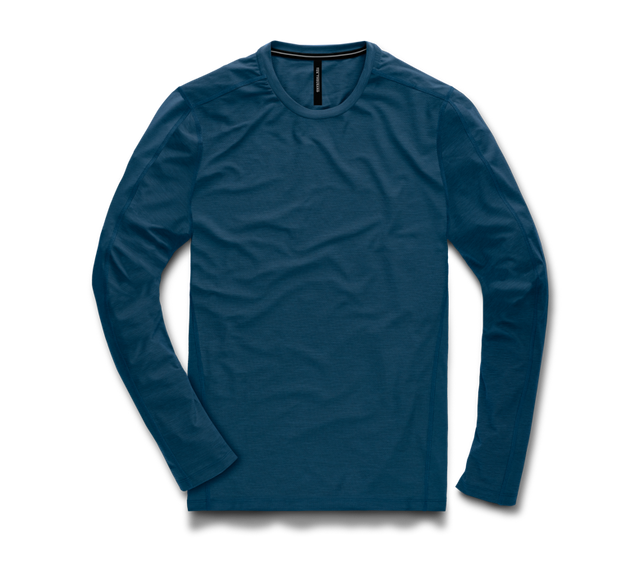 Interval Long Sleeve Shirt - Nautical Blue - Nautical Blue/Long Sleeve