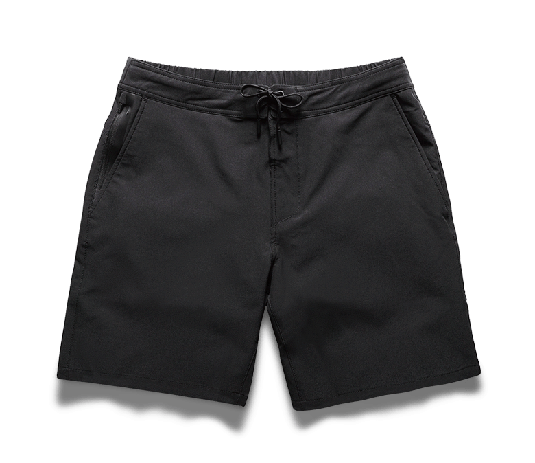 Foundation Short (No Liner) - Black | Neon Red