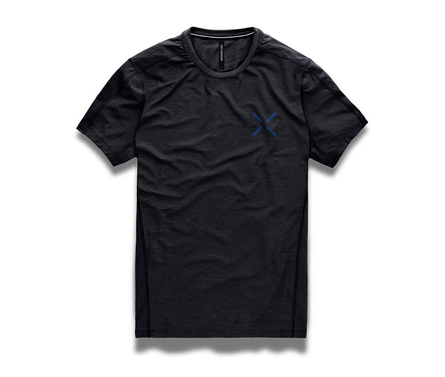 Versatile Shirt - Black | Neon Blue