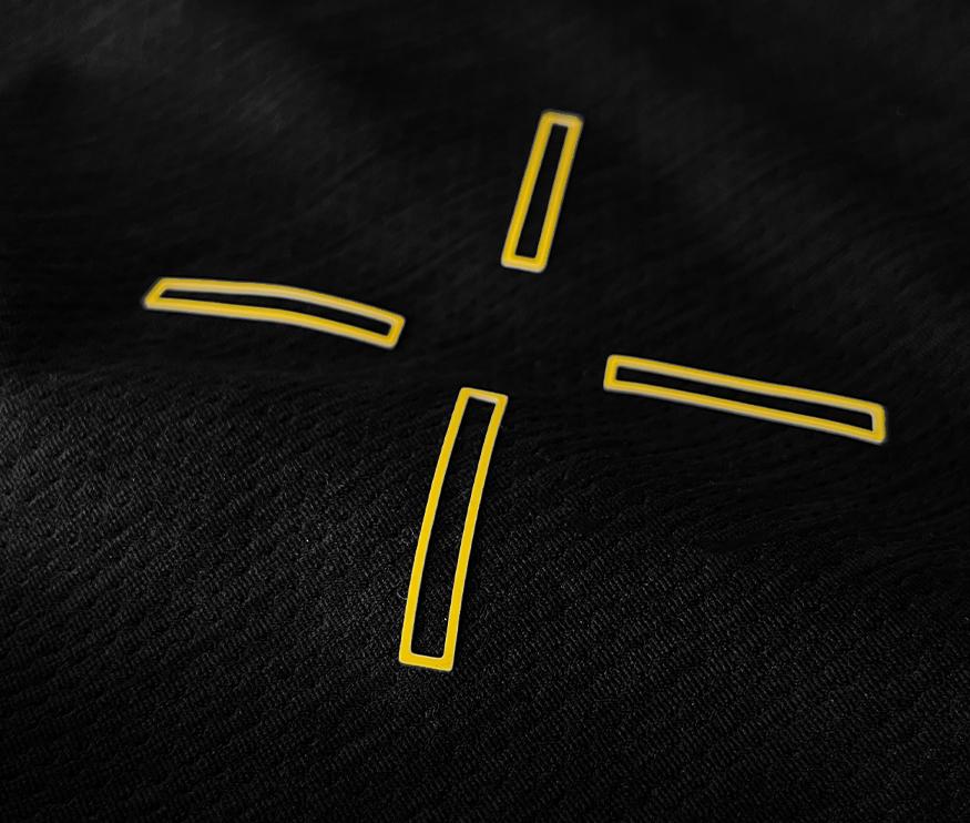 Versatile Shirt - Black | Neon Yellow