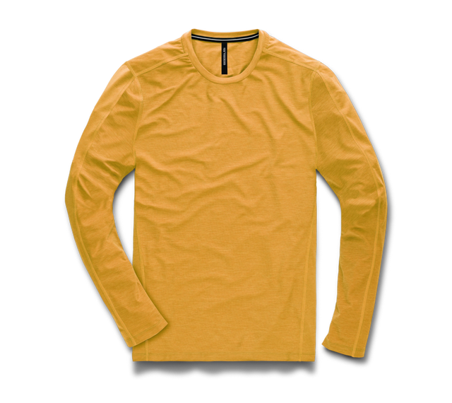 Interval Long Sleeve Shirt - Golden - Golden/Long Sleeve