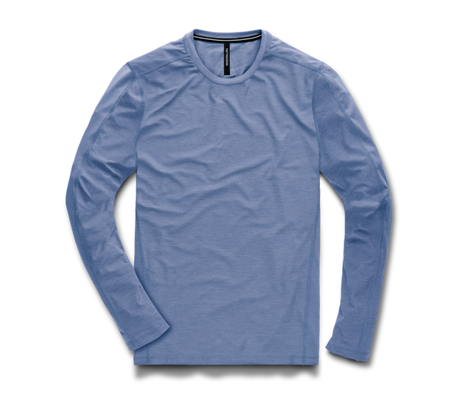 Interval Long Sleeve Shirt - Glacier - Glacier/Long Sleeve