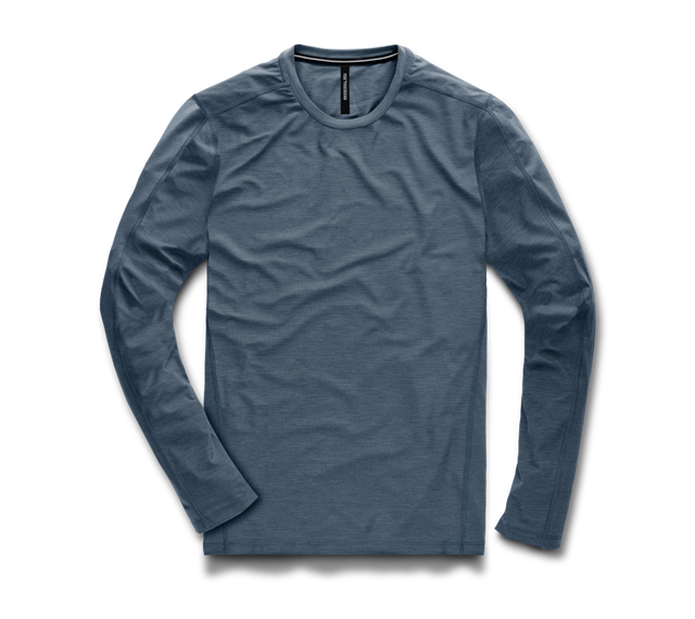 Interval Long Sleeve Shirt - Atlantic - Atlantic/Long Sleeve