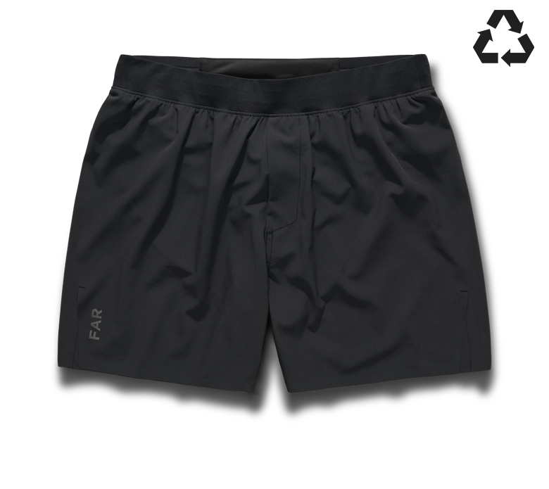 Ten Thousand Distance Short, Lined, 3 / 5 Inch Inseam, Black, LT Grey,  Niagara